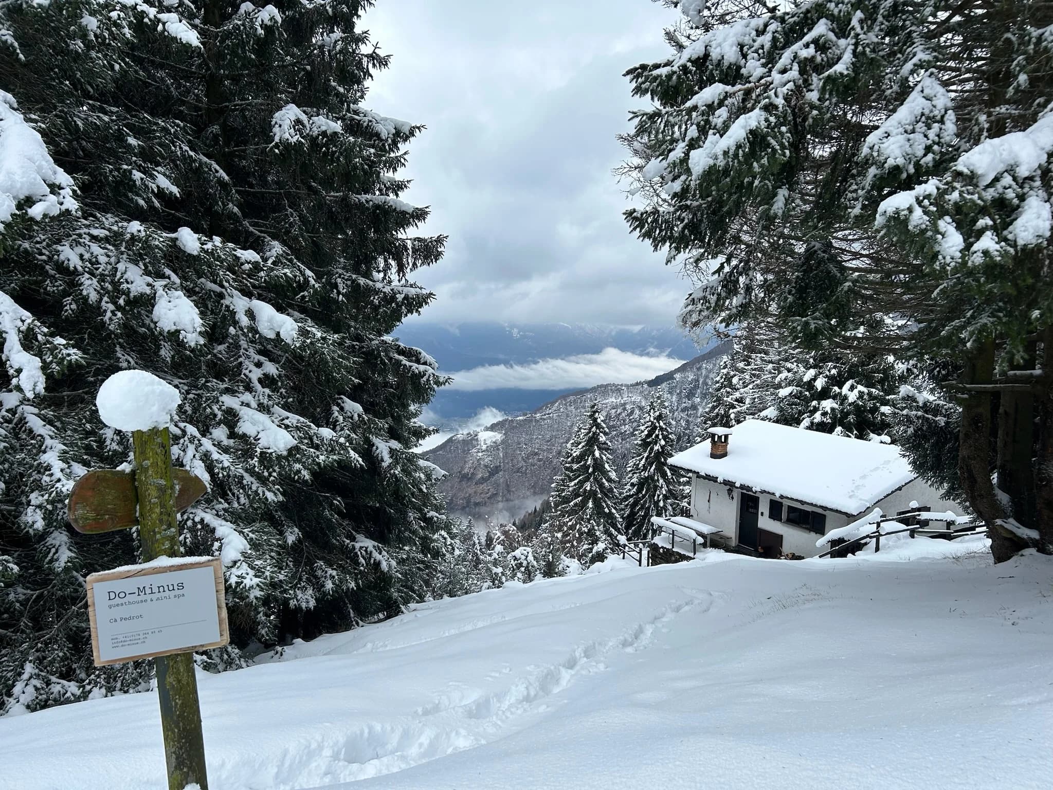 Winter light dissolving into the alpine horizon